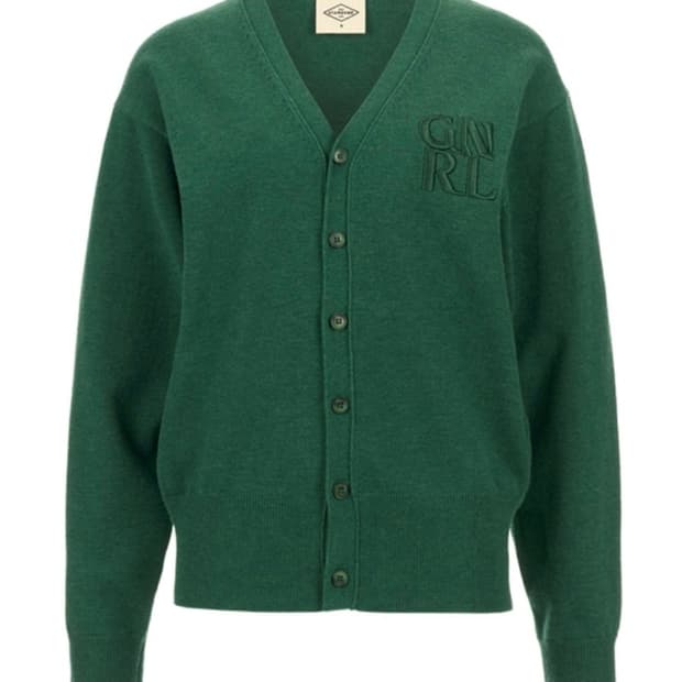 제너럴아이디어 그린 가디건
