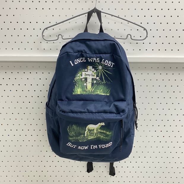 Jenny Fax_I’m Found Backpack_navy
