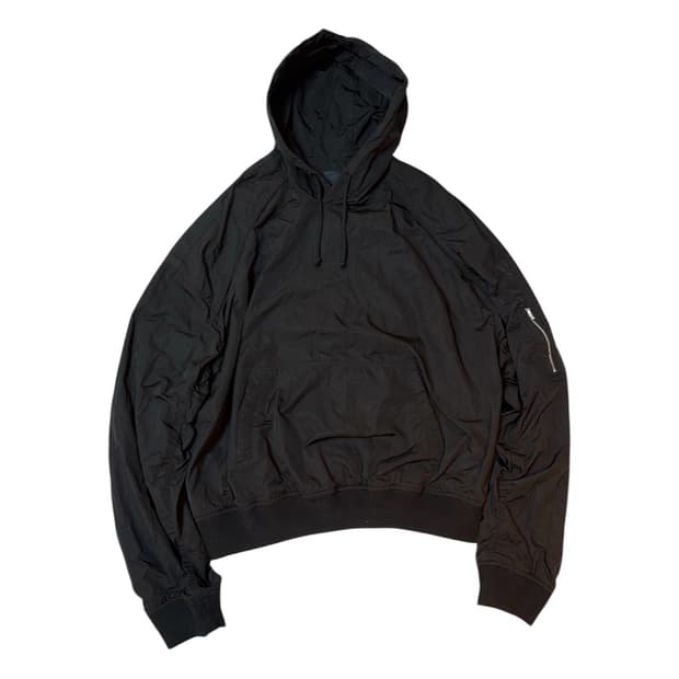 Nylon Zip MA-1 Hoodie 