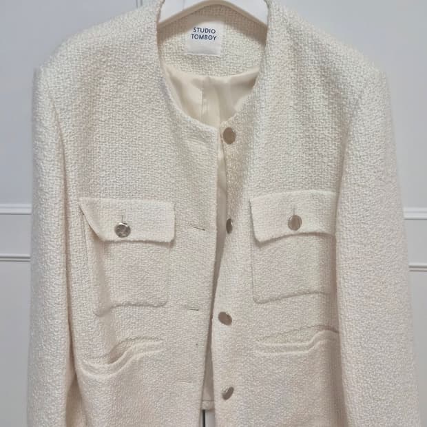 스튜디오 톰보이 트위드자켓