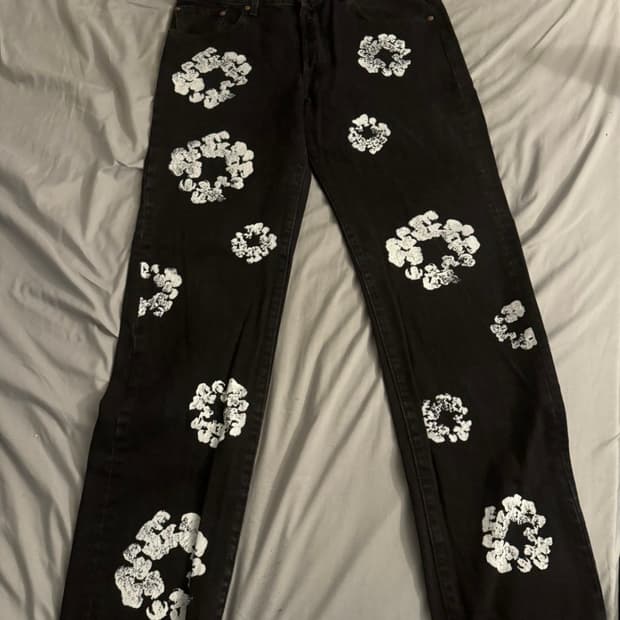 데님 티어스 x 리바이스 코튼 진 블랙 38x34