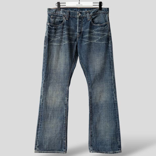 (34)리바이스 Capital E 로우라이즈 슬림부츠컷 데님 청바지