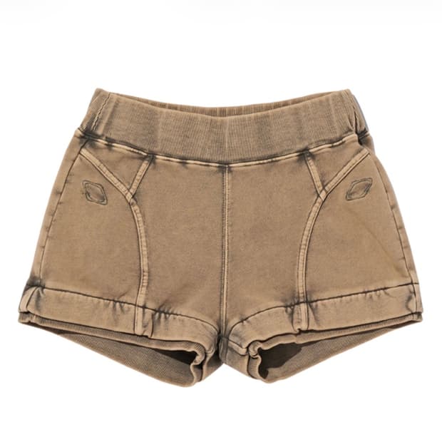 Mischief Micro Washed Shorts Bleache