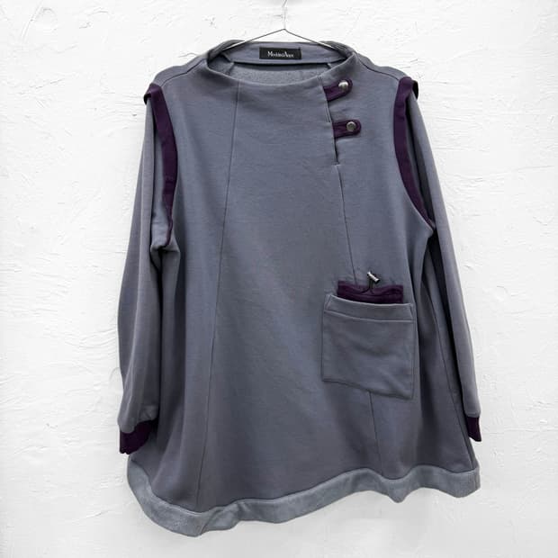 moddedance 비대칭 스웻 튜닉