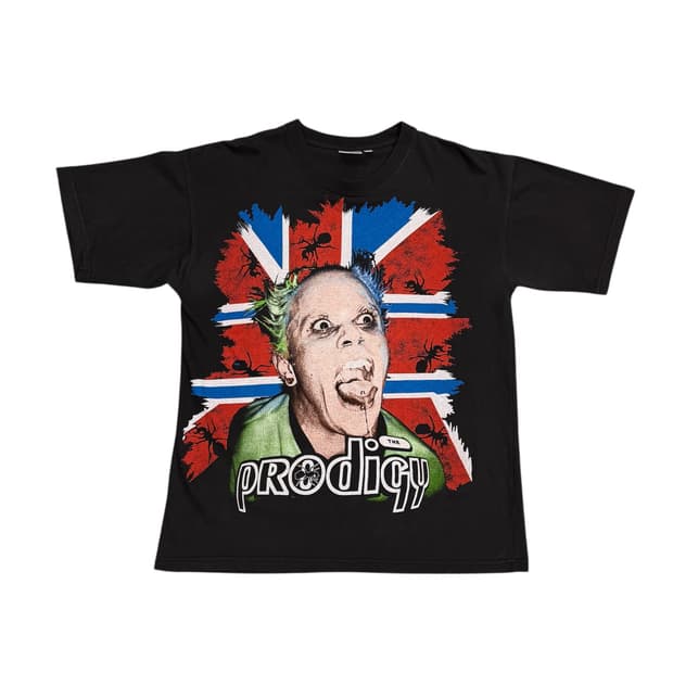 빈티지 90s The Prodigy 프로디지 밴드 티셔츠