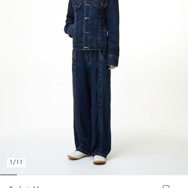 아더에러 데님 자켓 L