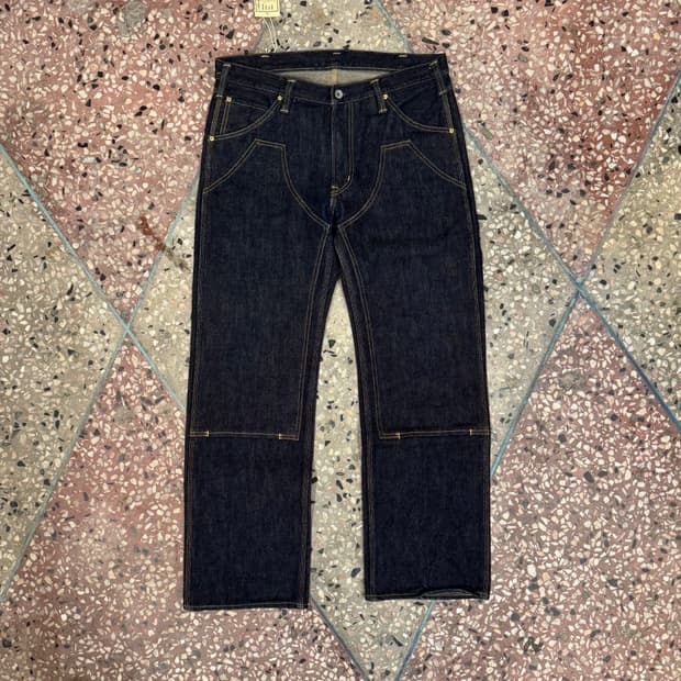 아이언하트 21oz 더블니 데님팬츠 (36)
