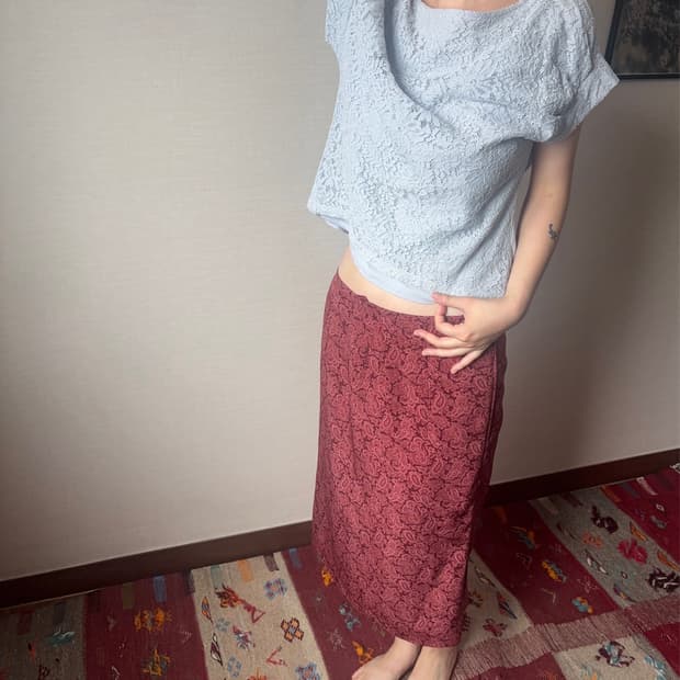 Vintage Paisley Skirt