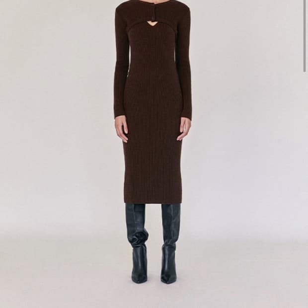 디어리쉬 원피스+가디건 세트