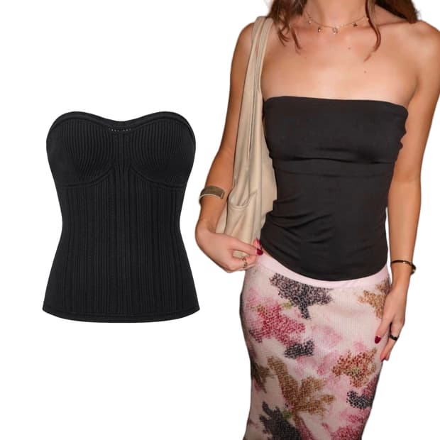 Uniqlo x Mame Kurogouchi Tube top