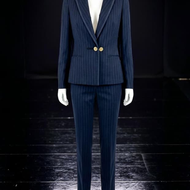 [희귀템/ITALY] 지안프랑코 페레 아카이브 금장 스트라이프 셋업 (S