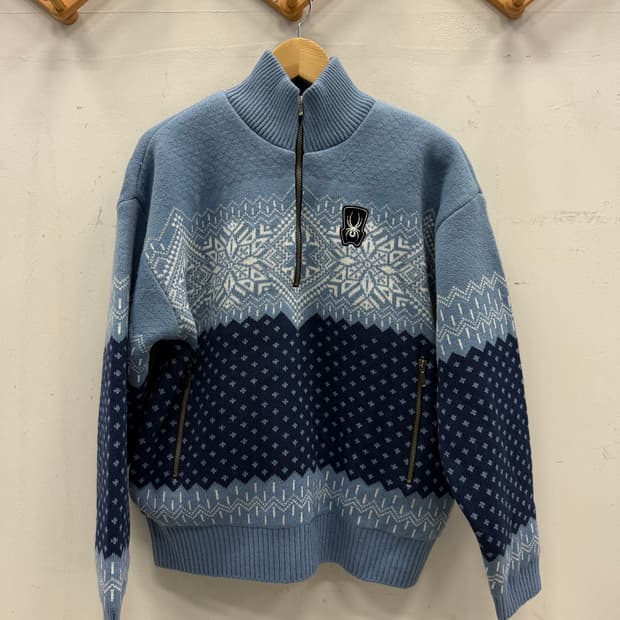 스파이더 노르딕 패턴 하프집업 L 100