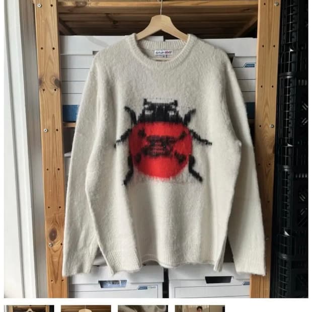BLF ladybug mohair sweater S사이즈