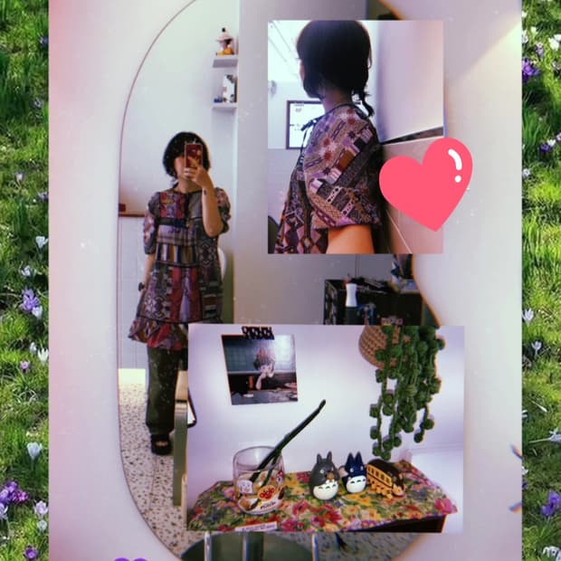 (지구샵) 히피 원피스 카고바지 세트 