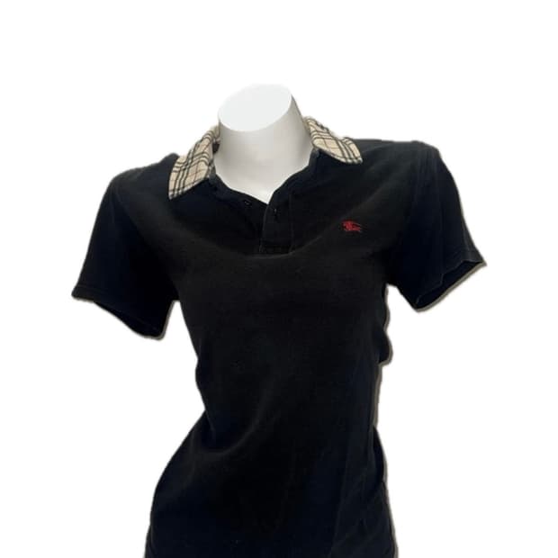 버버리 반팔 카라티