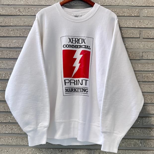 [L]90's Lee 리 USA Made 화이트 헤비 웨이트 스웻셔츠