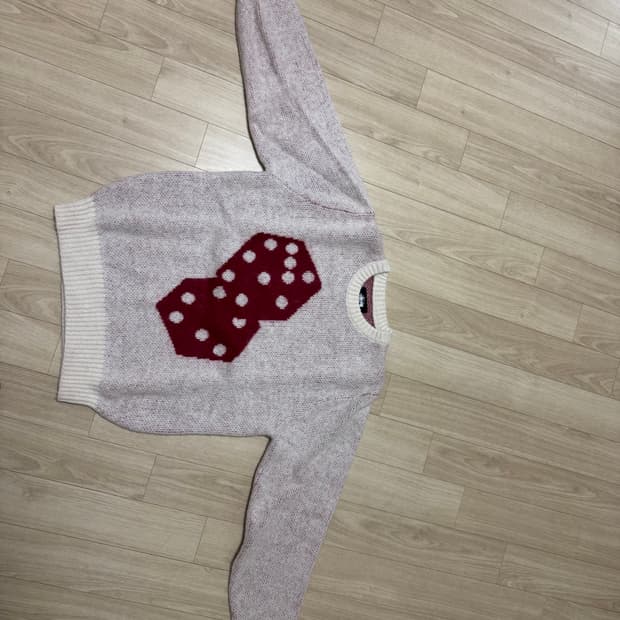 스투시 다이스 모헤어 스웨터 본 S