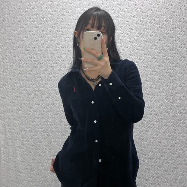 폴로 랄프로렌 캐주얼 슬림핏 코듀로이 골덴 셔츠 S C08924