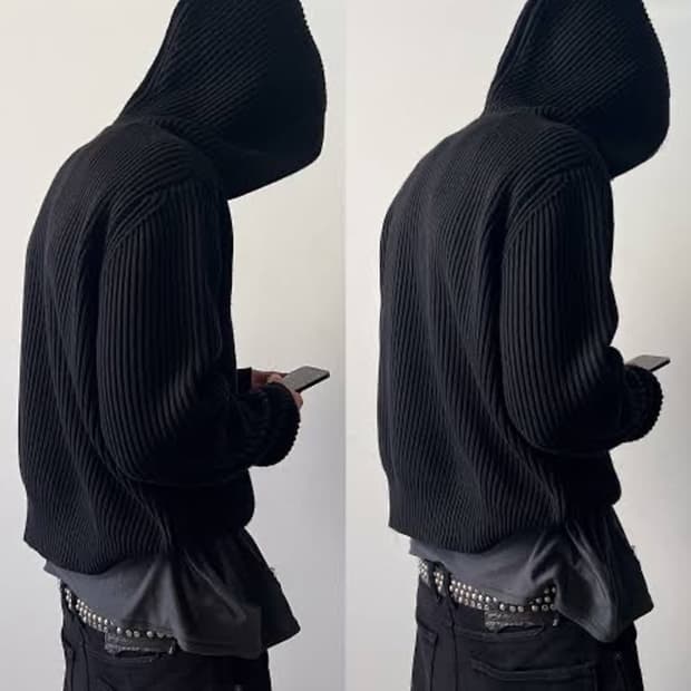 Ktwo studios knit hoodie m 