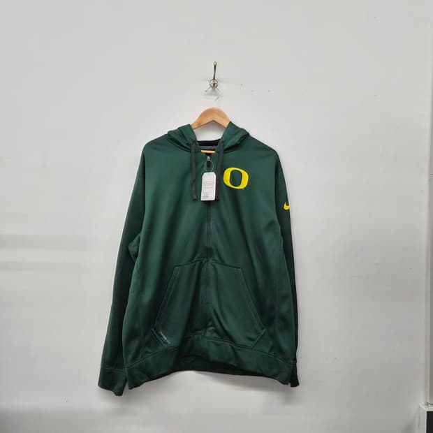 나이키 오리건 덕스 후드집업 그린 남성 XL