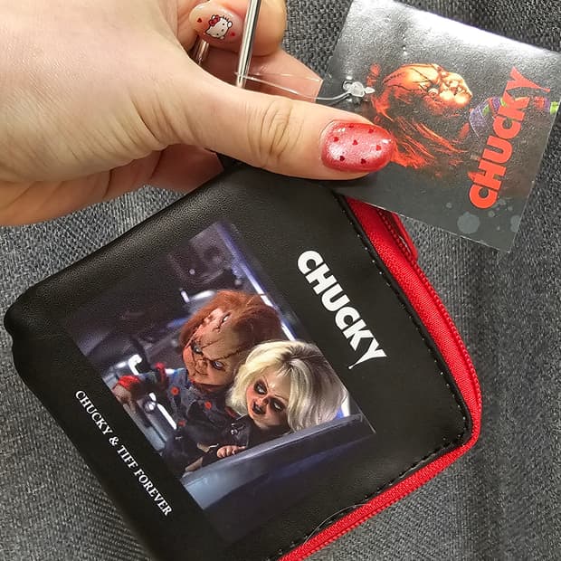 일본 처키 앤 티파니 파우치 키링