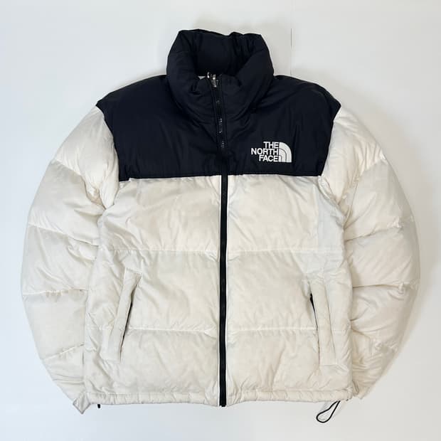 노스페이스 눕시 화이트 95 구스다운 