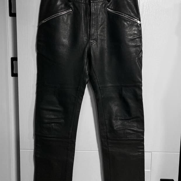 16AW 마르지엘라 기믹 레더 팬츠