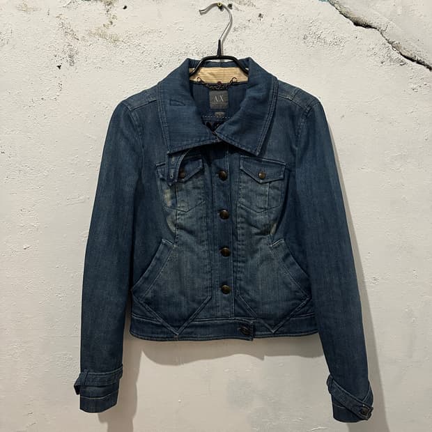 아르마니 익스체인지 데님 자켁