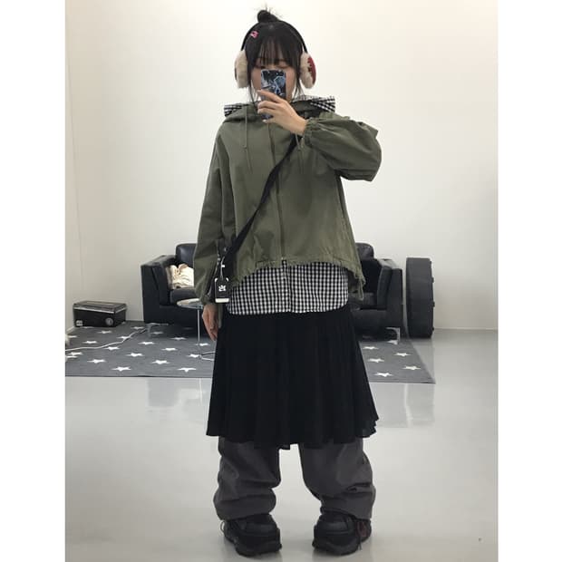 Jpn Khaki Military Jumper