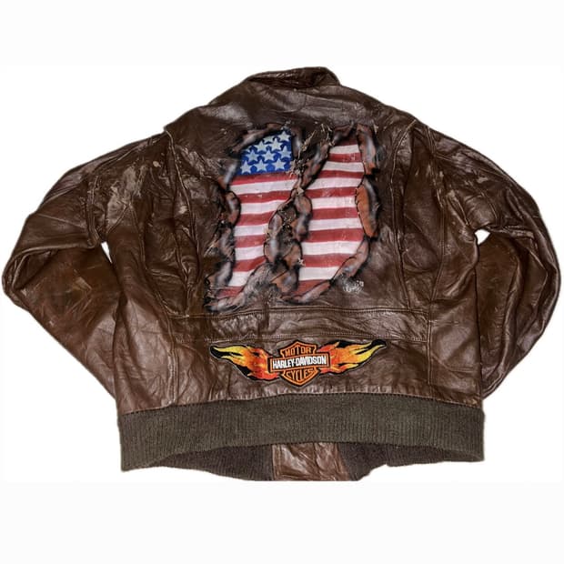 80~90s harley Davison 가죽 자켓