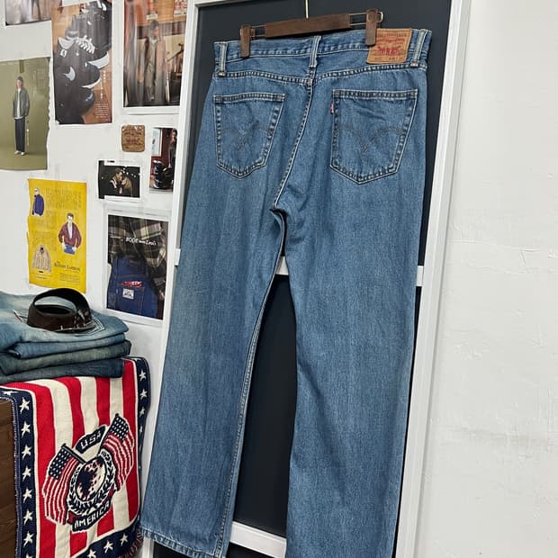 00s Levis 리바이스 505 스트레이트 핏 데님 팬츠