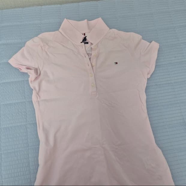 타미힐피커 여성 딸기우유 폴로 셔츠 s