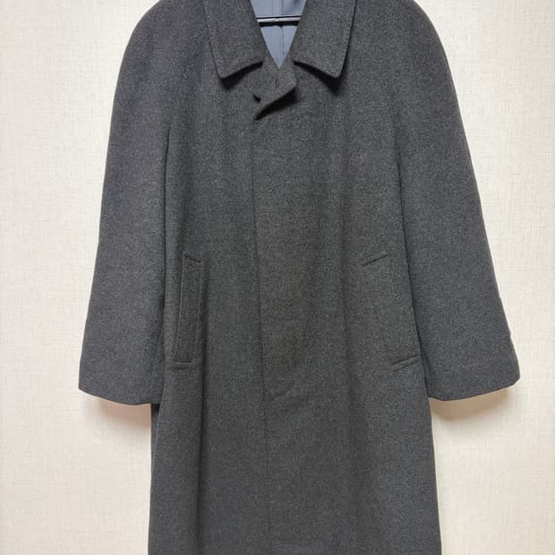 재팬 빈티지 캐시미어100 코트