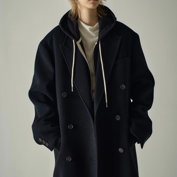 파사드패턴 캐시미어 더블 코트 s