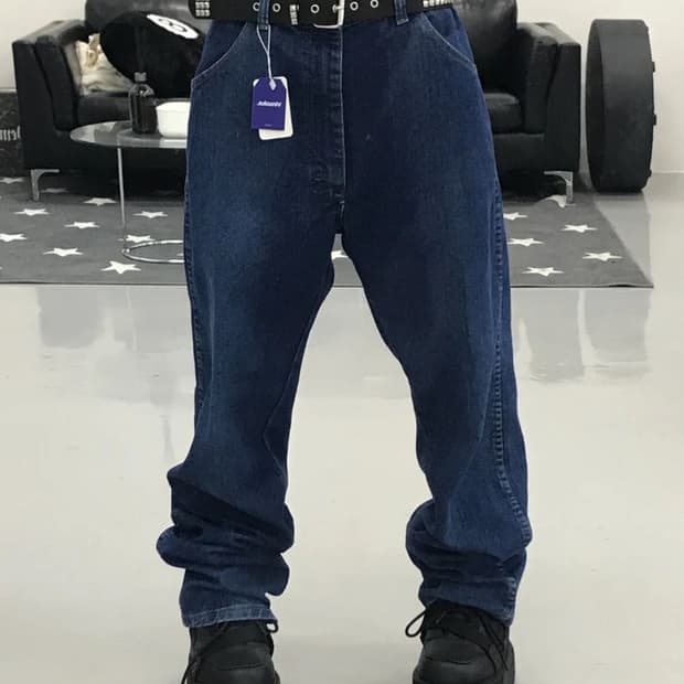랭귤러 데님팬츠