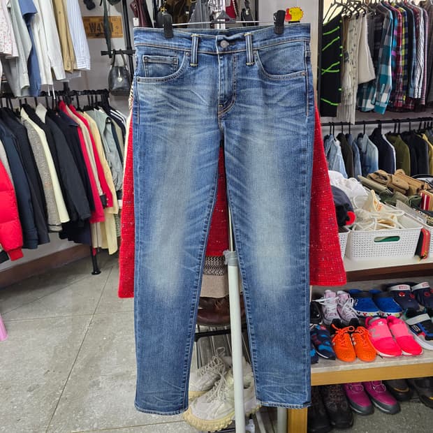 리바이스 511 데님 워싱 청바지 (1271)