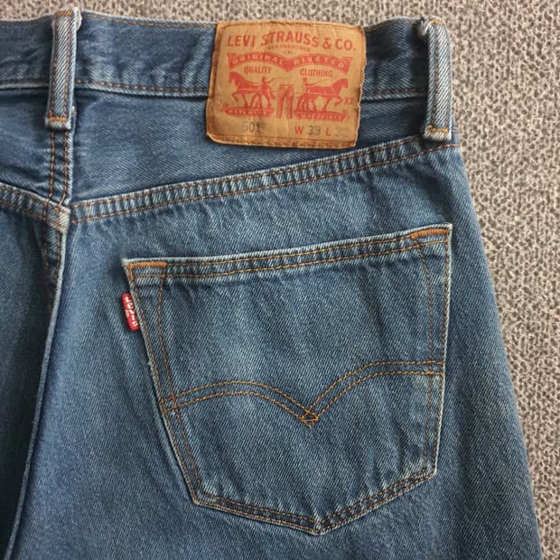 리바이스 501 헤비 캔버스 빈티지 데님 팬츠 No.1