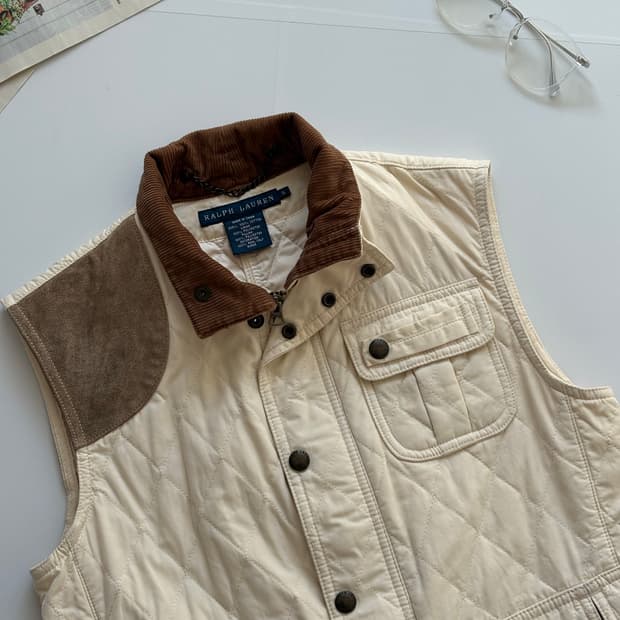 Polo 폴로랄프로렌 코듀로이 퀄팅 베스트