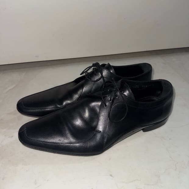Prada Black dress leather oxford derby