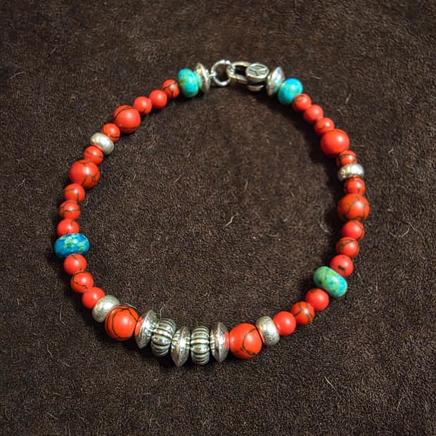 3Cross silver spirit Navaho bracelet