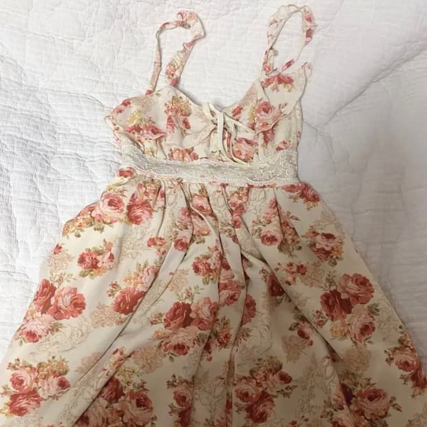 리즈리사 고전 빈티지 플라워 원피스