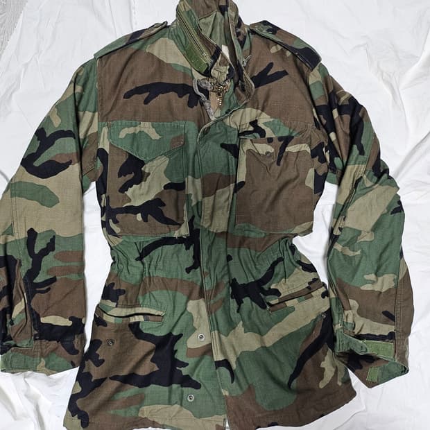 80s 우드랜드 USA M65 필드 자켓 XS