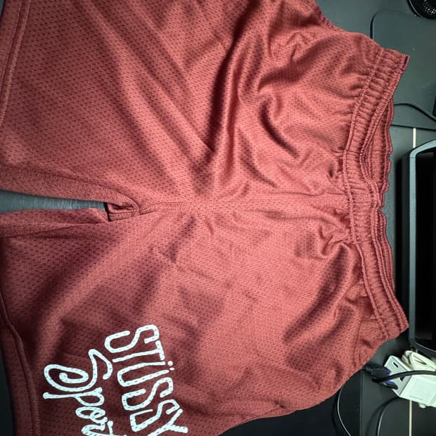 스투시 매쉬 스포츠 마룬 ss24 (m)