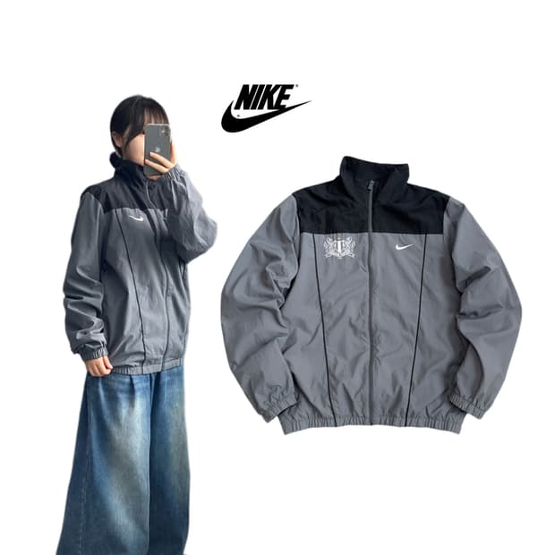 나이키 스우시 올드스쿨 바람막이 자켓