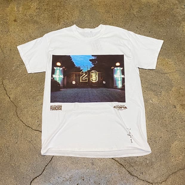 미국 빈티지 트래비스 스캇 23 티셔츠 공식굿즈 반팔티