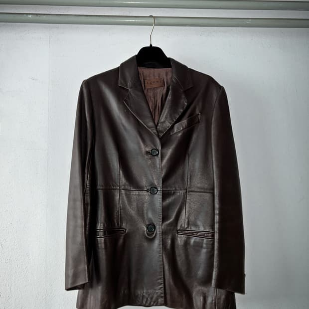 Loewe  Brown Leather Jacket