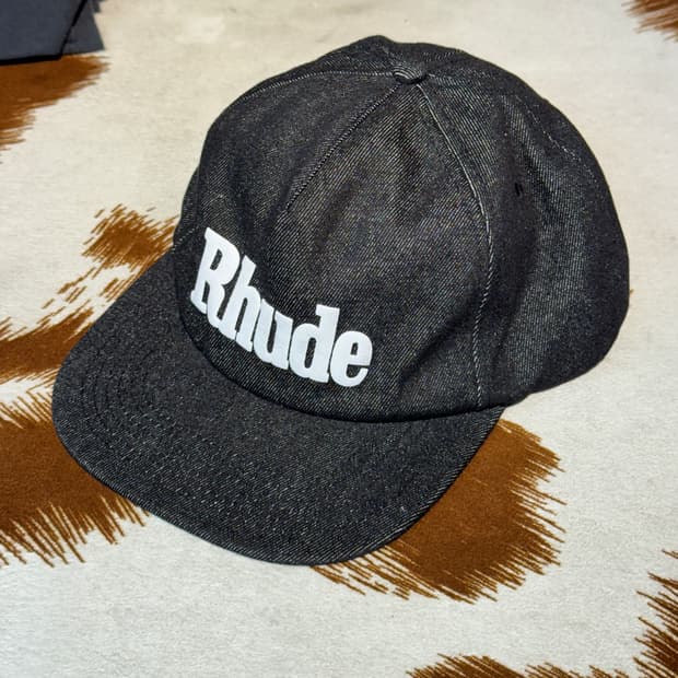 Rhude 데님 캡 모자 (OS)