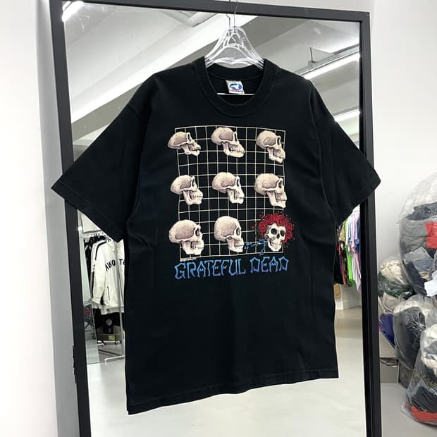 그레이트풀데드 90s 1993년도 리퀴드블루 바디 빈티지 밴드티 반팔티