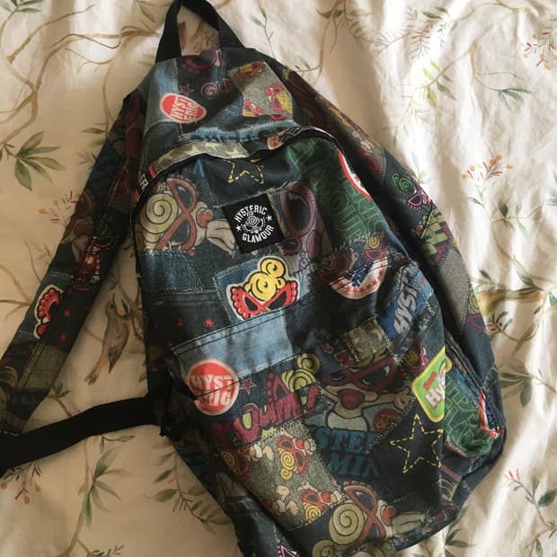 히스테릭 글래머 나일론 미니 백팩