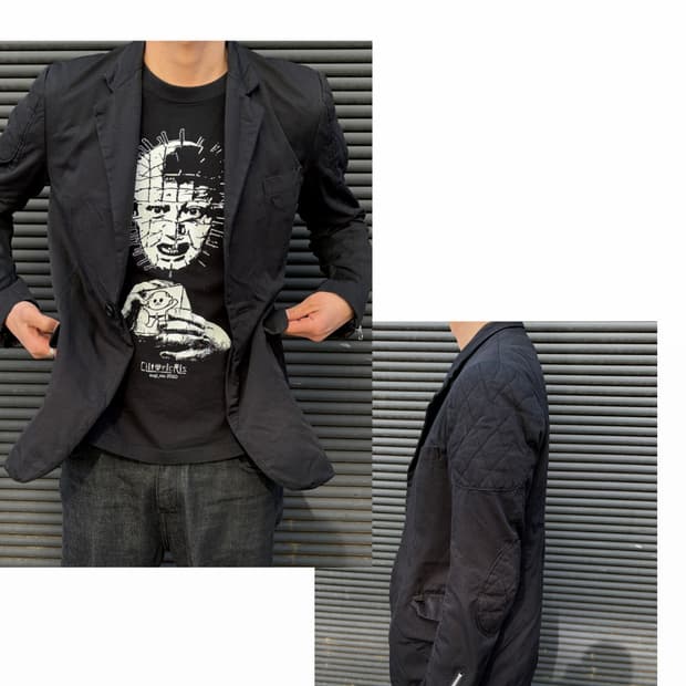 16AW Junya Watanabe 바이커 디테일 코튼 블레이저